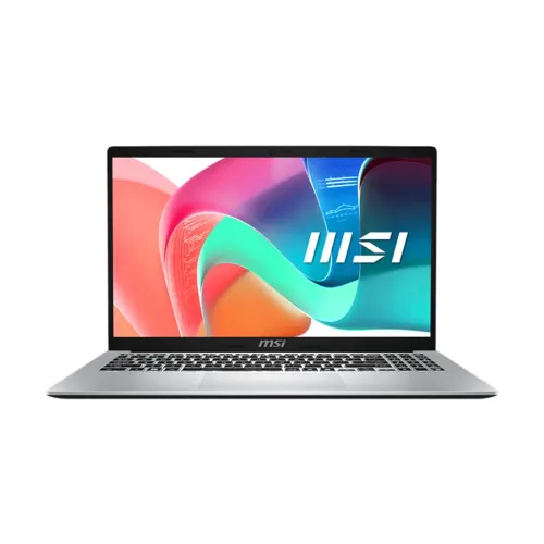 msi modern 15 f1mg core 7 150u ai optimized 156 fhd laptop urban silver